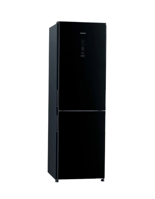 Холодильник Hitachi R-BG410PUC6X GBK черный двухкамерный холодильник hitachi r vx470puc9 bsl