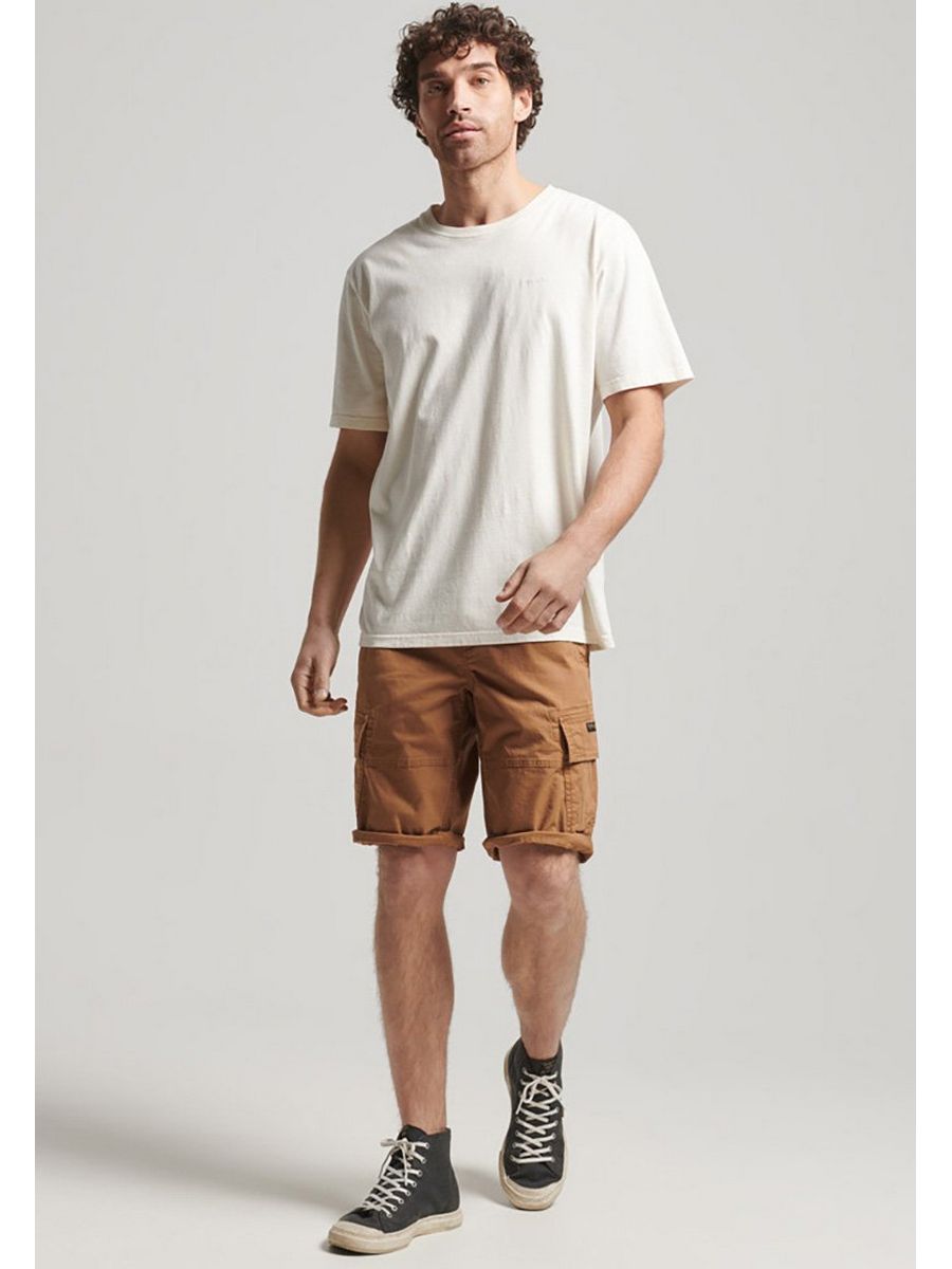 

Шорты карго мужские Superdry SU222F0AC коричневые 28, Коричневый, SU222F0AC