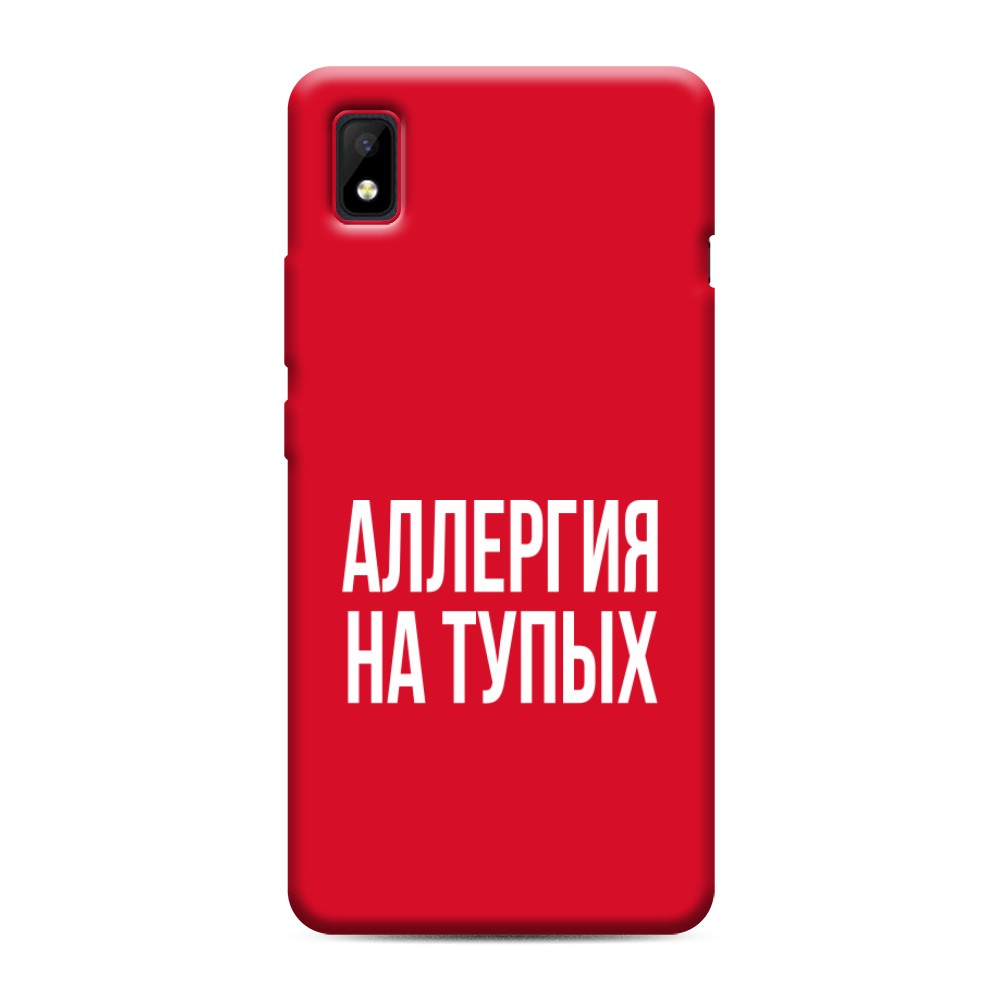 

Чехол Awog на ZTE Blade L210 / ЗТЕ Блэйд L210 "Аллергия на тупых", Разноцветный, 134153-1