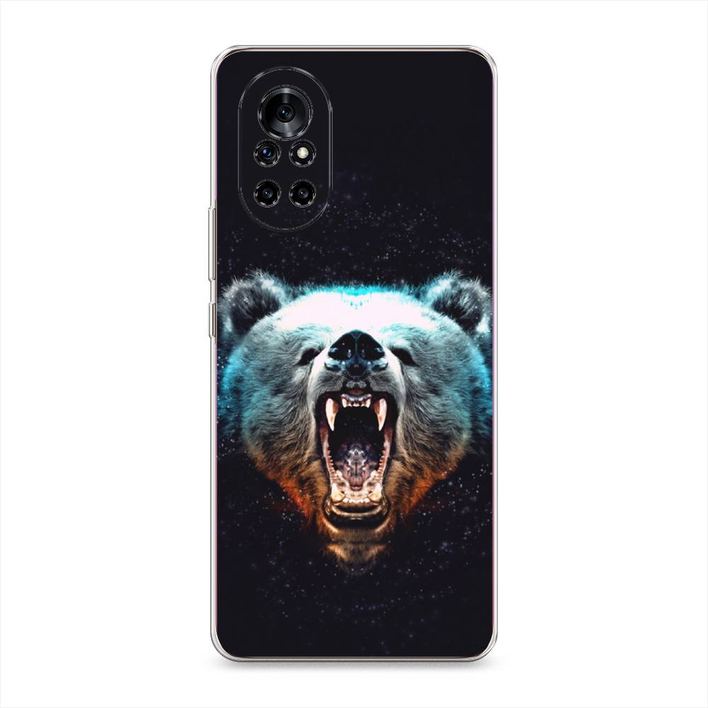 

Чехол Awog на Huawei Nova 8 "Медведь", Разноцветный, 6105750-2