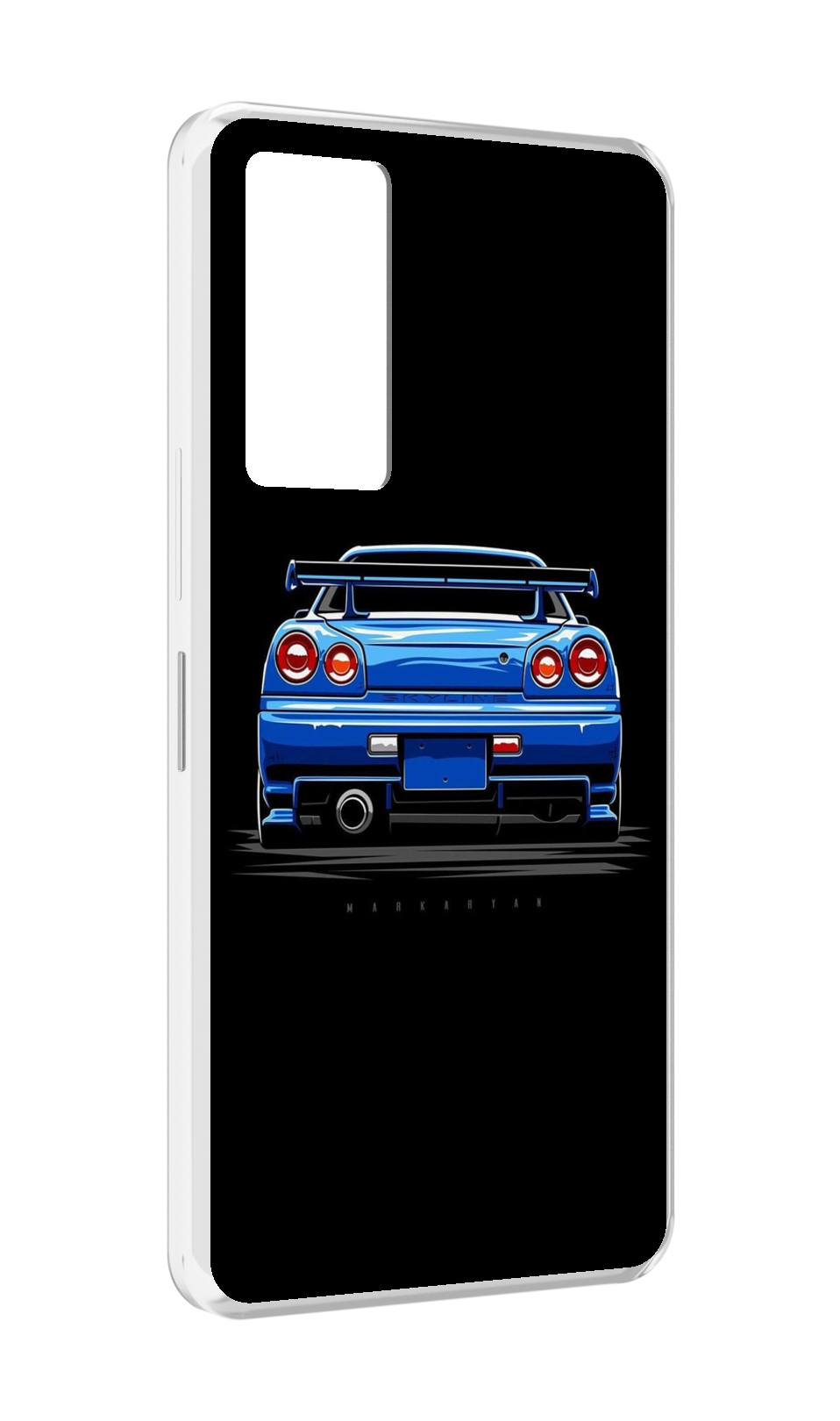 

Чехол MyPads Машина-синяя мужской для Infinix Note 11, Прозрачный, Tocco
