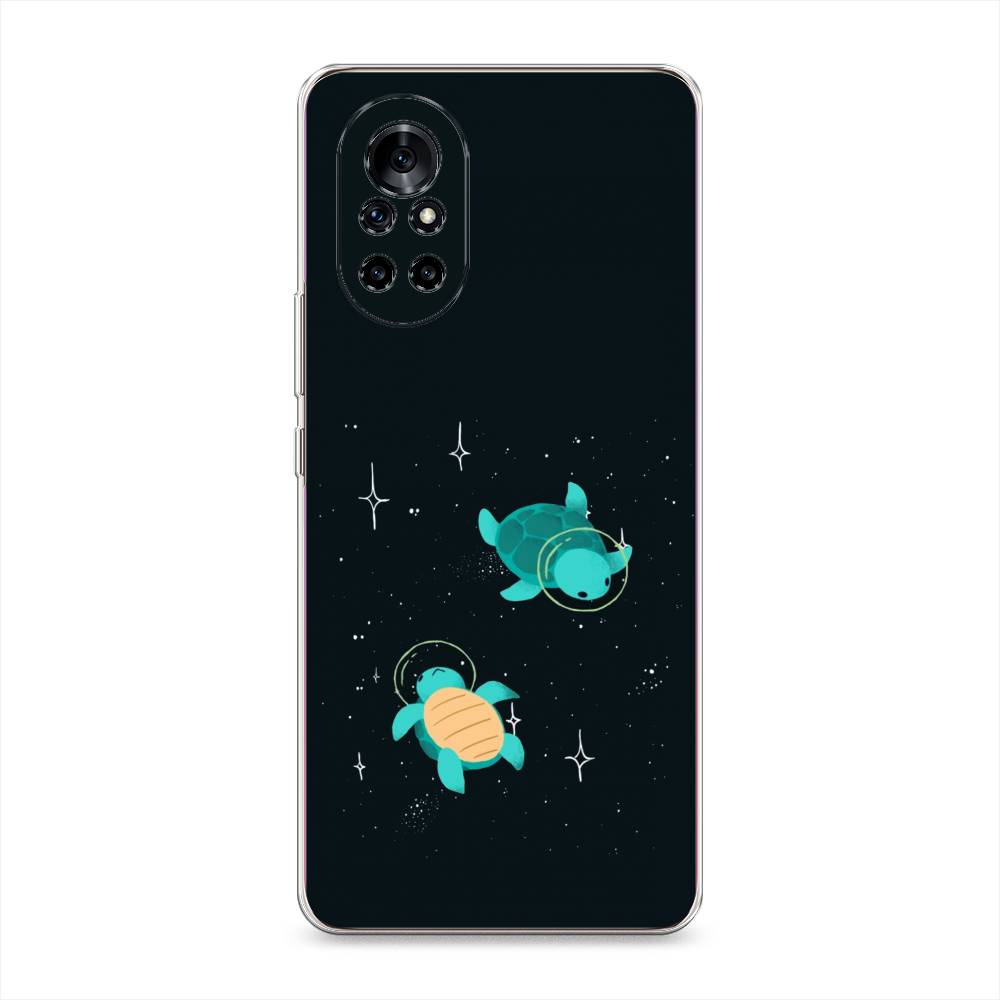 

Чехол Awog на Huawei Nova 8 "Черепашки космонавты", Разноцветный, 6105750-4