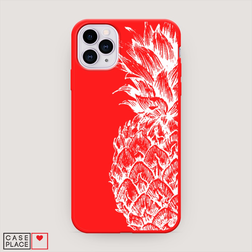 

Чехол Awog на Apple iPhone 11 Pro / Айфон 11 Pro "Ананас графика белая", Разноцветный, 12353-1