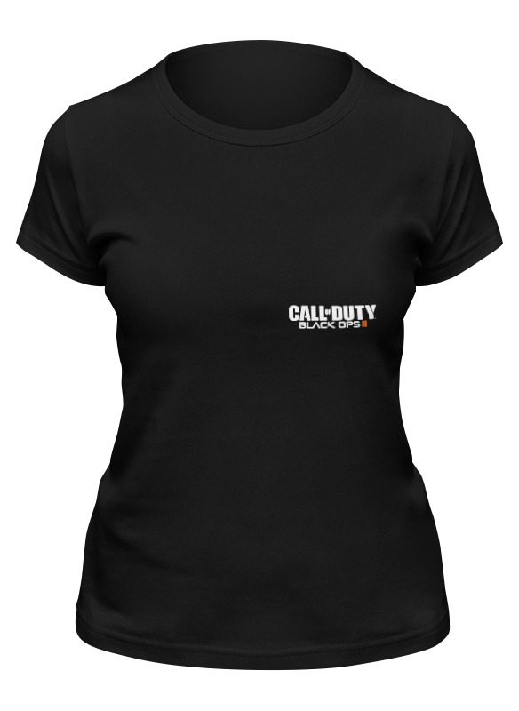 

Футболка женская Printio Call of duty black ops 2 черная M, Черный, Call of duty black ops 2