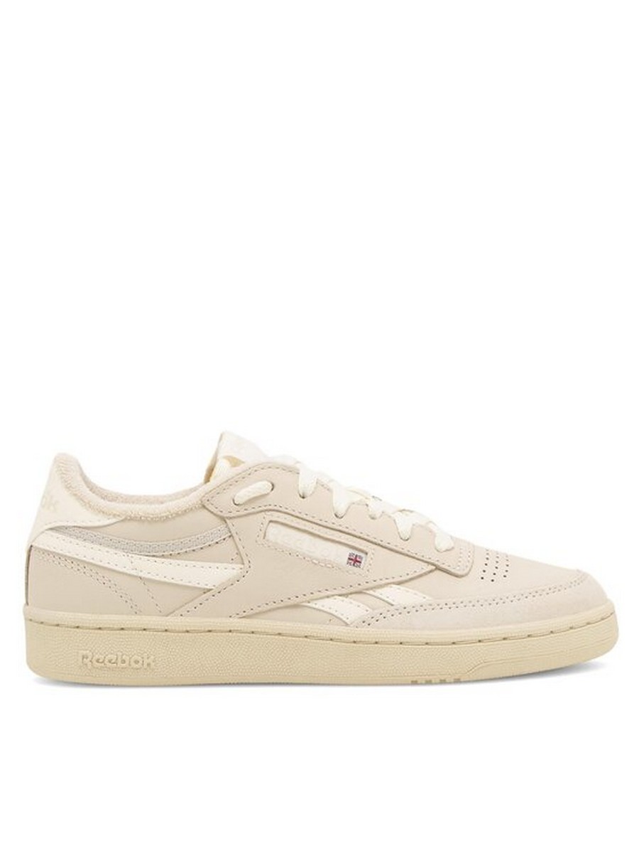 

Кеды женские Reebok Club C 100033095 бежевые 37 EU, Бежевый, Club C 100033095