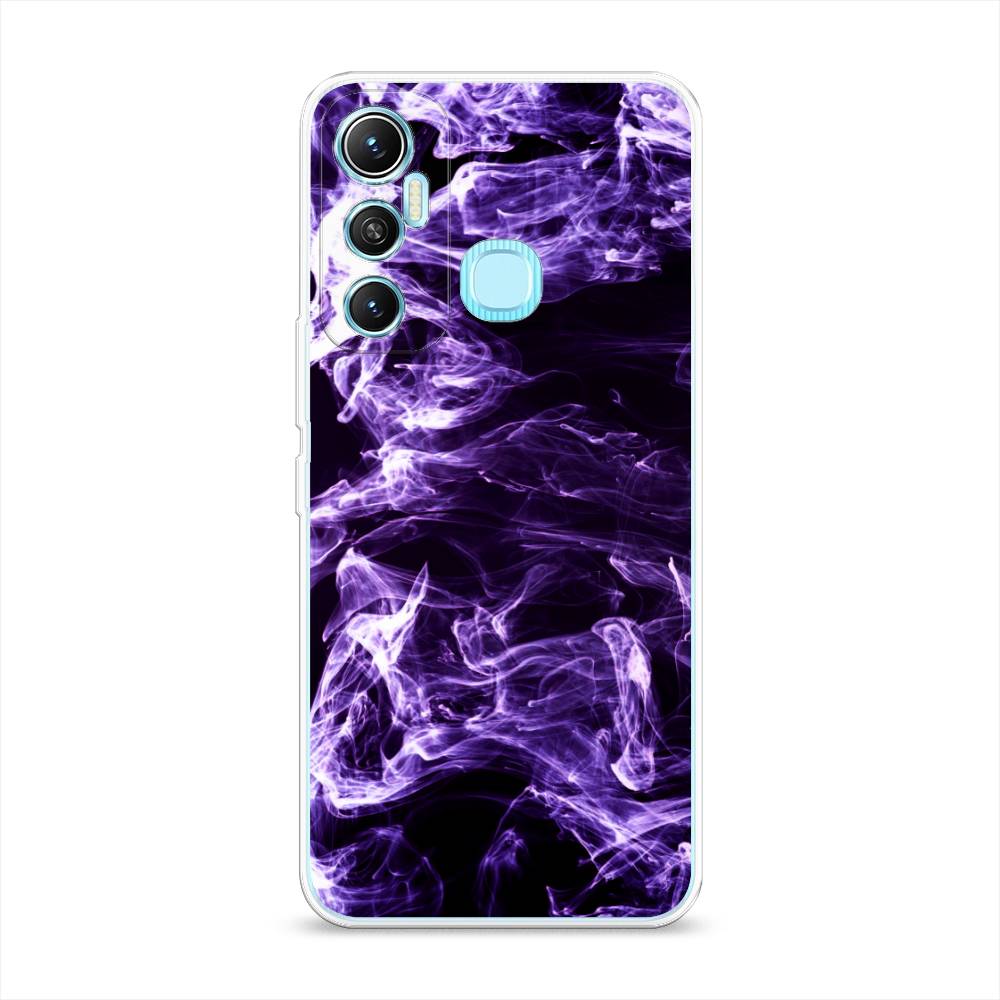 

Чехол на Infinix HOT 11 Helio G70 64 GB "Фиолетовый дым", Фиолетовый;белый;черный, 3100750-3