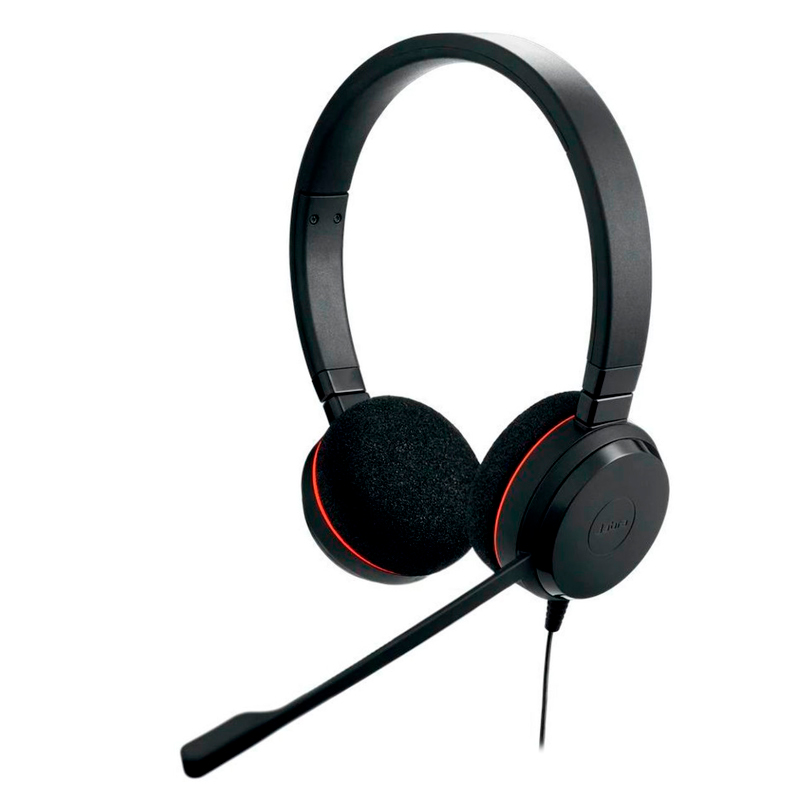 Проводные наушники Jabra Evolve 20 MS Stereo, USB-A, черный