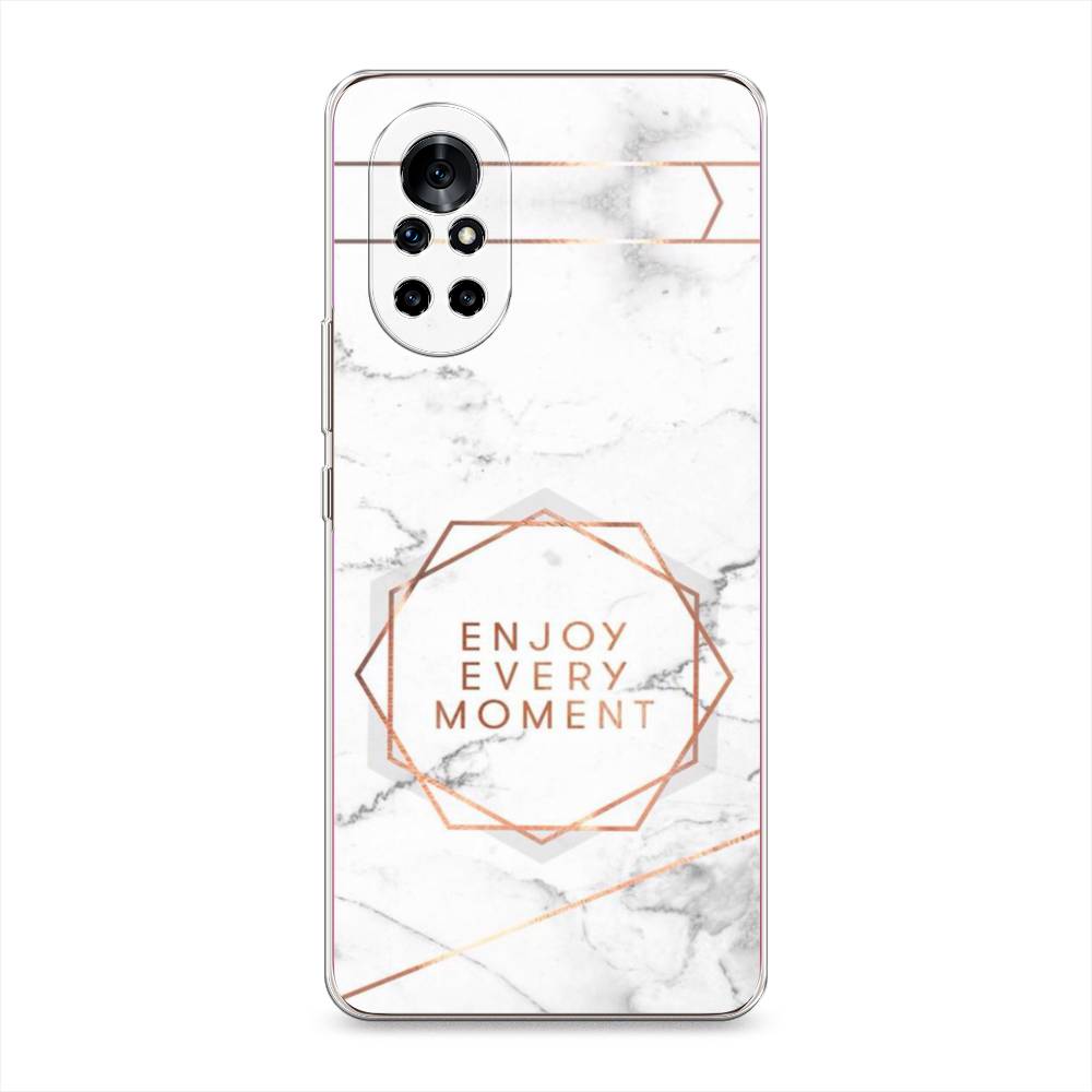

Чехол Awog на Huawei Nova 8 "Enjoy every moment мрамор", Разноцветный, 6105750-7