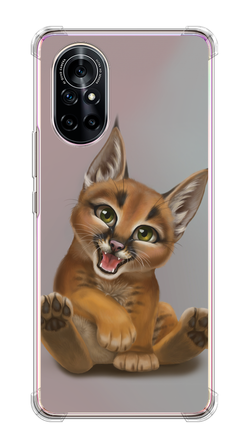 

Чехол Awog на Huawei Nova 8 "Космонавт с пылесосом", Разноцветный, 6105750-4