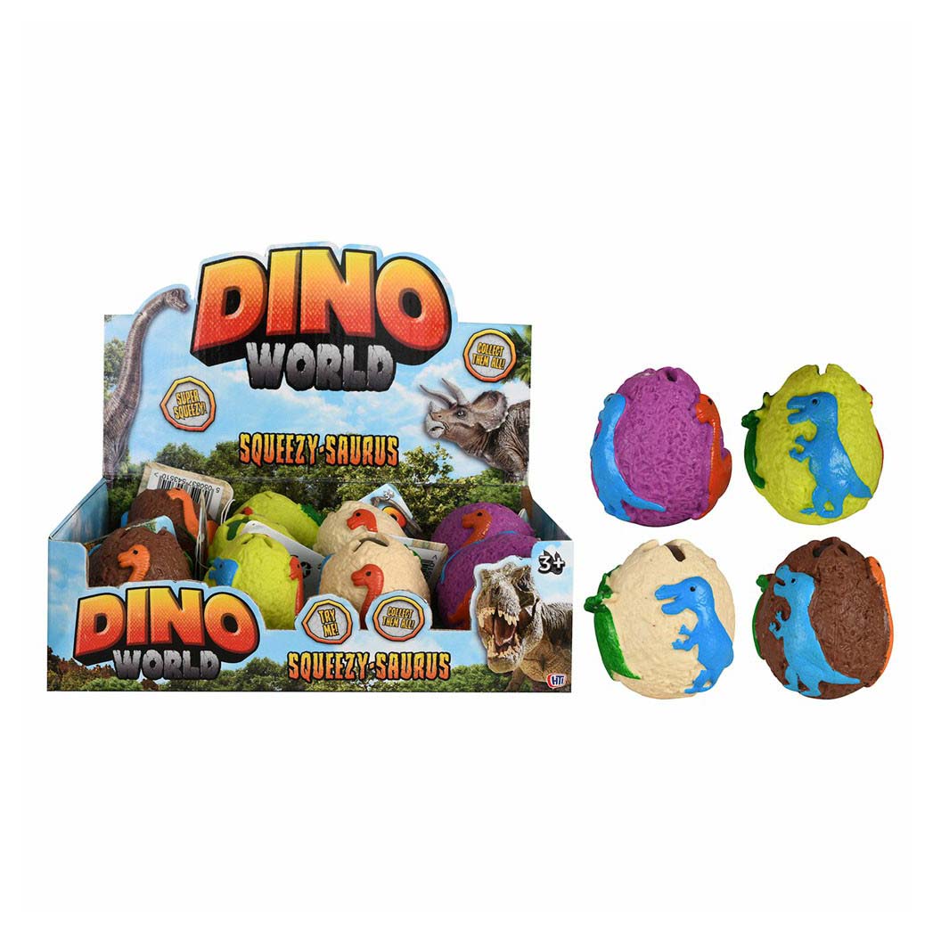 Игрушка-антистресс Dino World Яйцо-сквишик 6 см