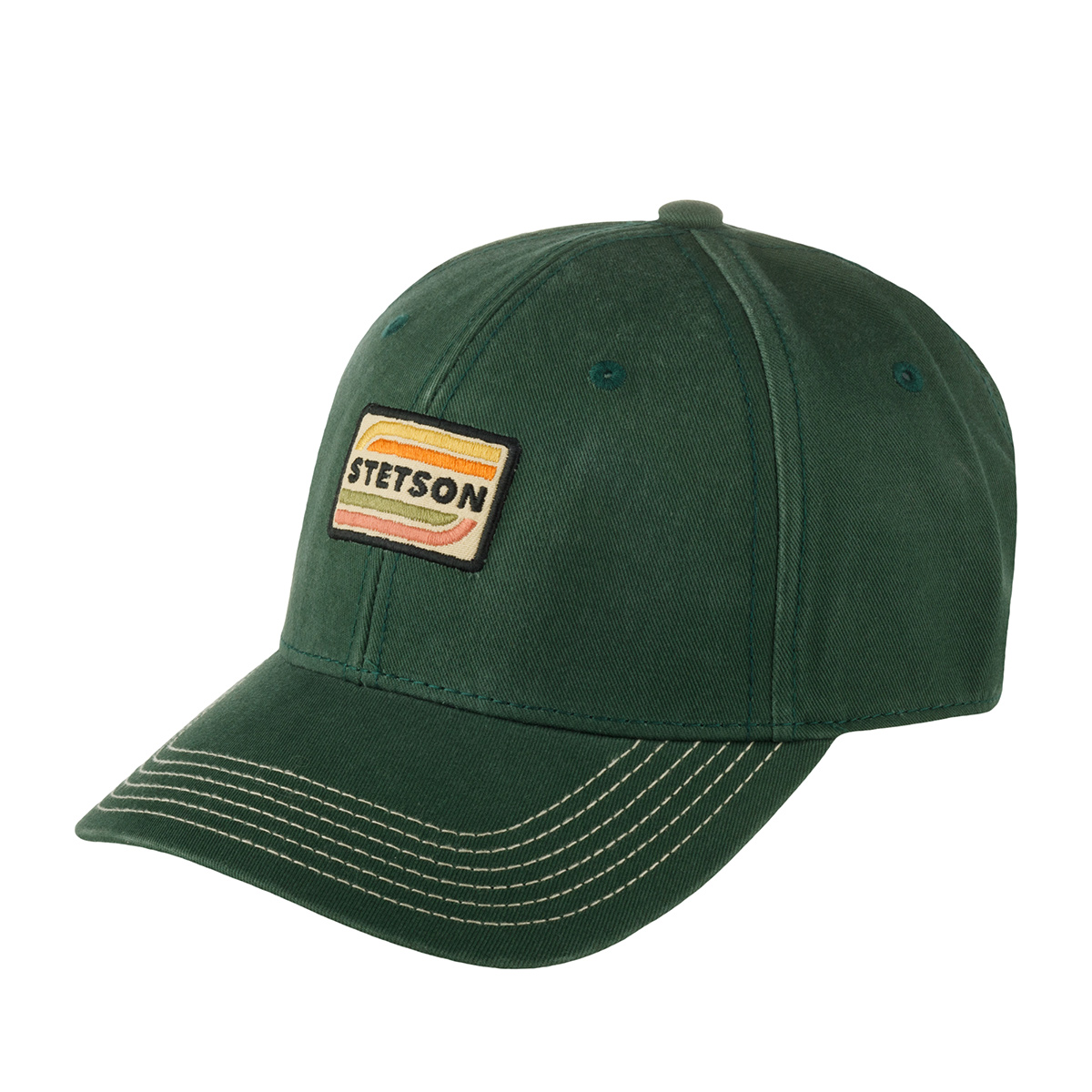 

Бейсболка унисекс Stetson 7721110 BASEBALL CAP COTTON зеленая, Зеленый, 7721110 BASEBALL CAP COTTON