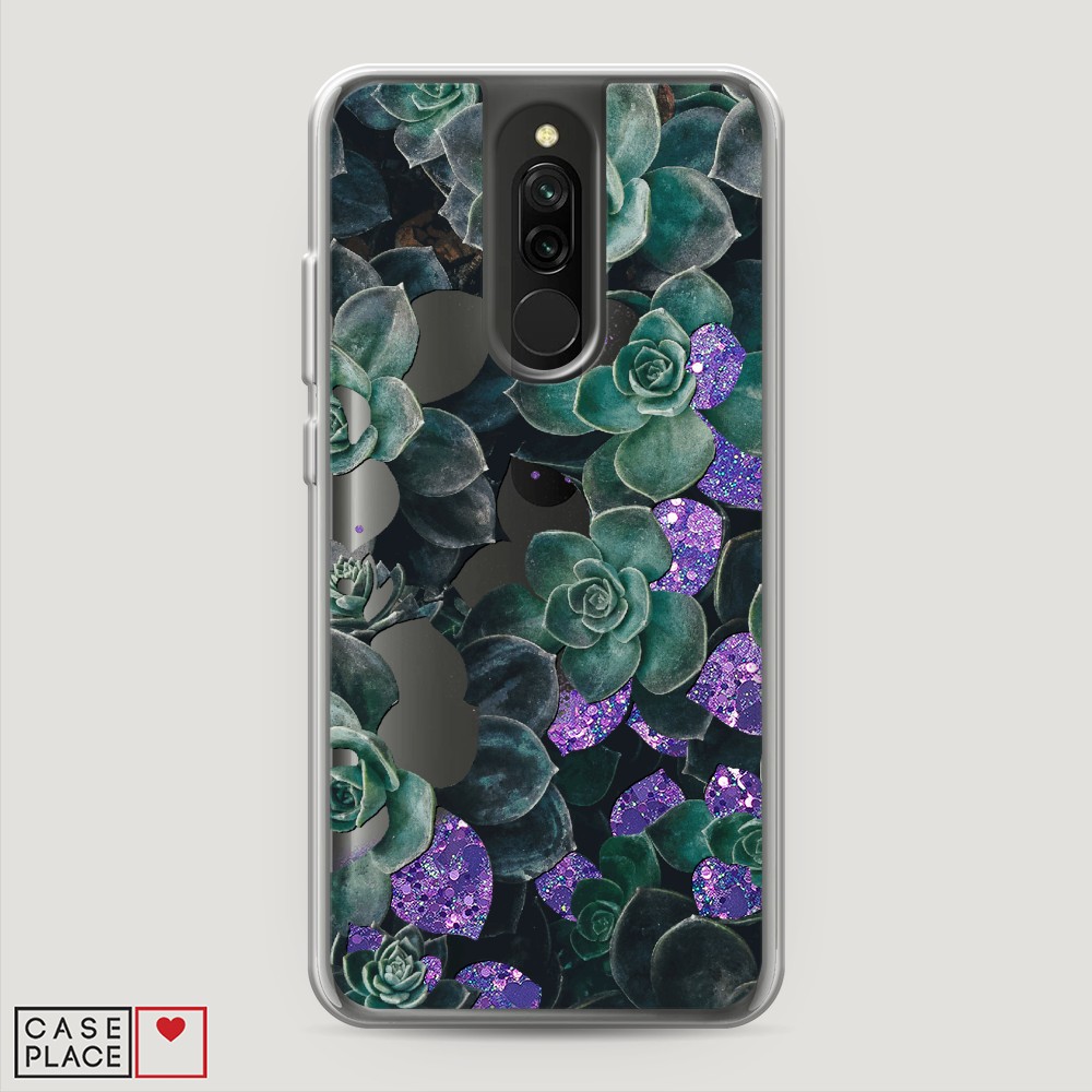 

Чехол Awog на Xiaomi Redmi 8 "Сукуленты цветные", Разноцветный, 37192-1