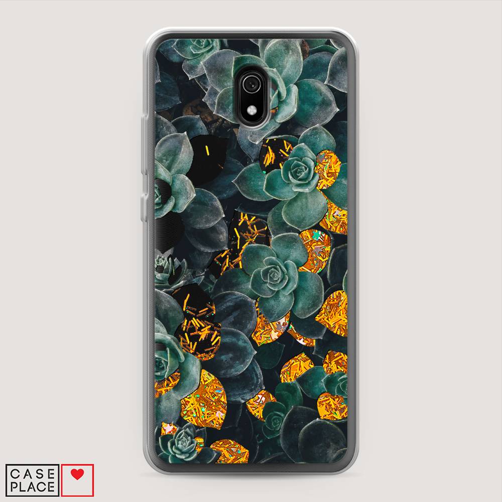

Чехол Awog на Xiaomi Redmi 8A "Сукуленты цветные", Разноцветный, 37290-1