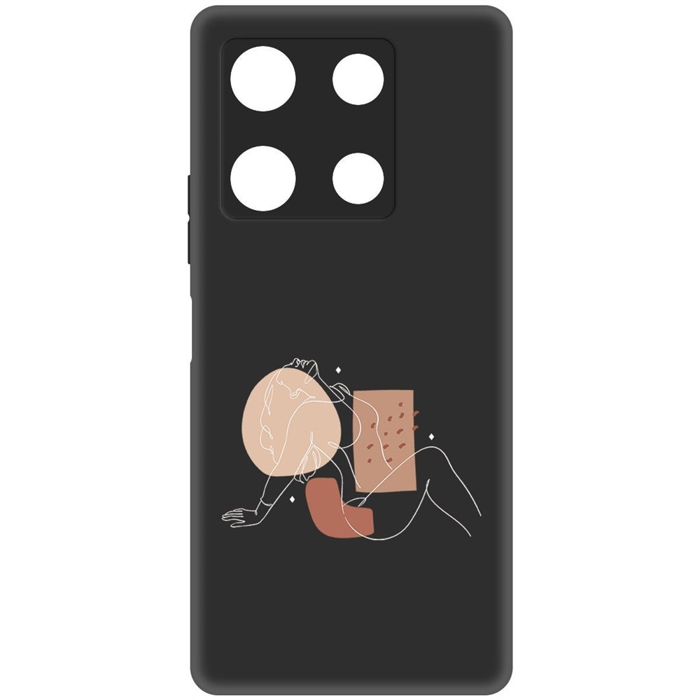 

Чехол-накладка Krutoff Soft Case Чувственность для Infinix Note 30 Pro черный