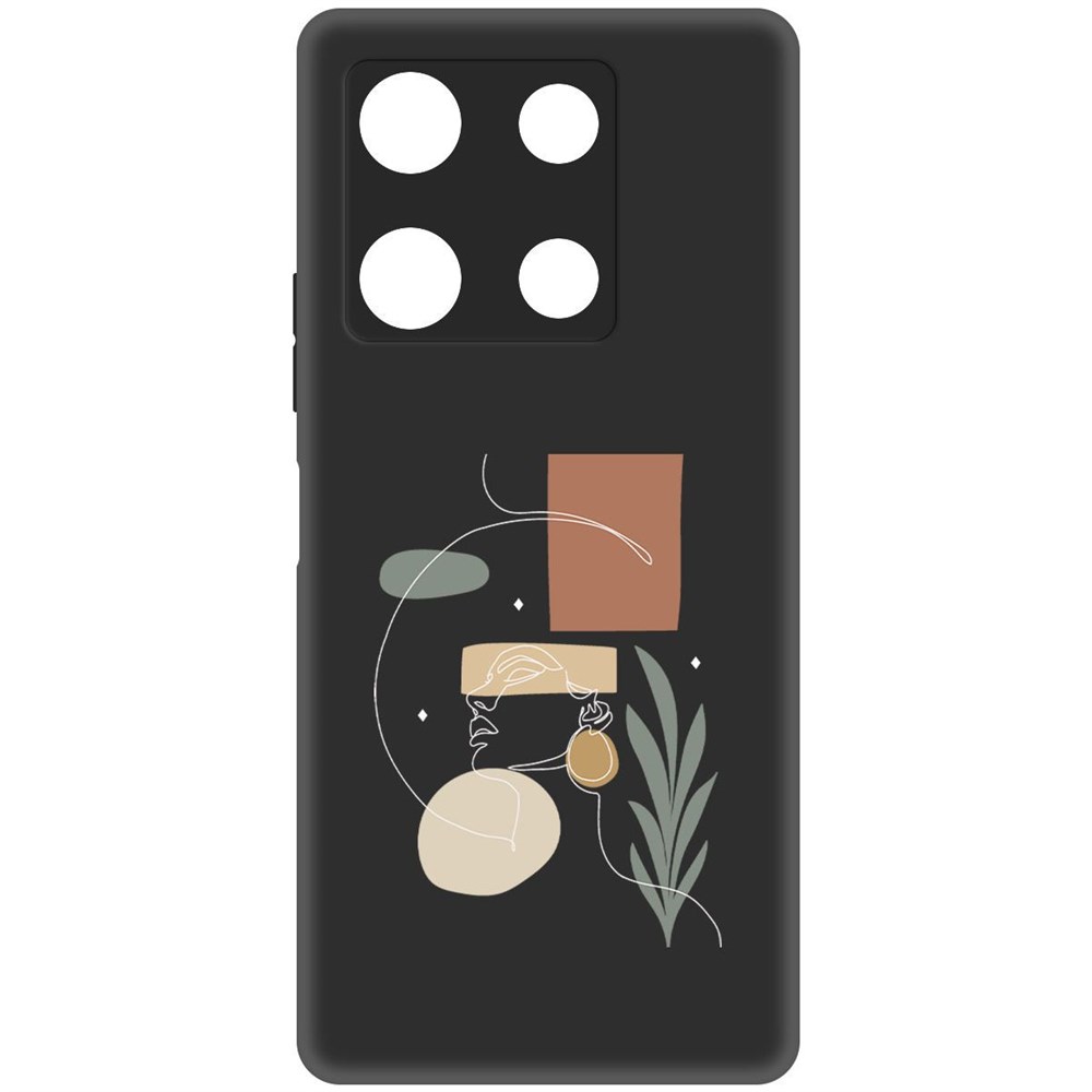 

Чехол-накладка Krutoff Soft Case Элегантность для Infinix Note 30 Pro черный
