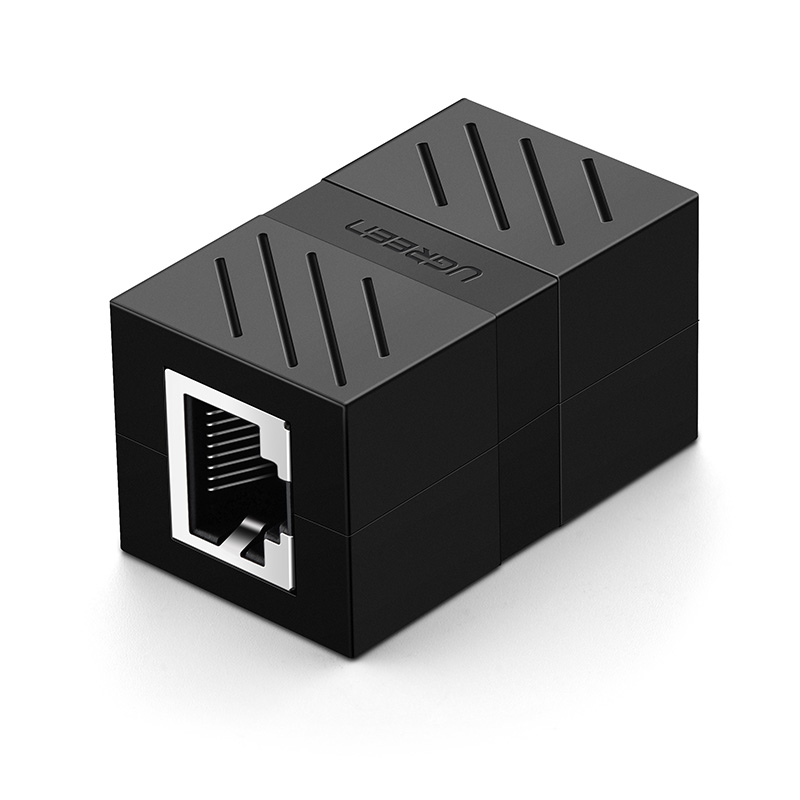 

Адаптер uGreen RJ-45 - RJ-45 розетка-розетка м (30718_), Черный, NW114