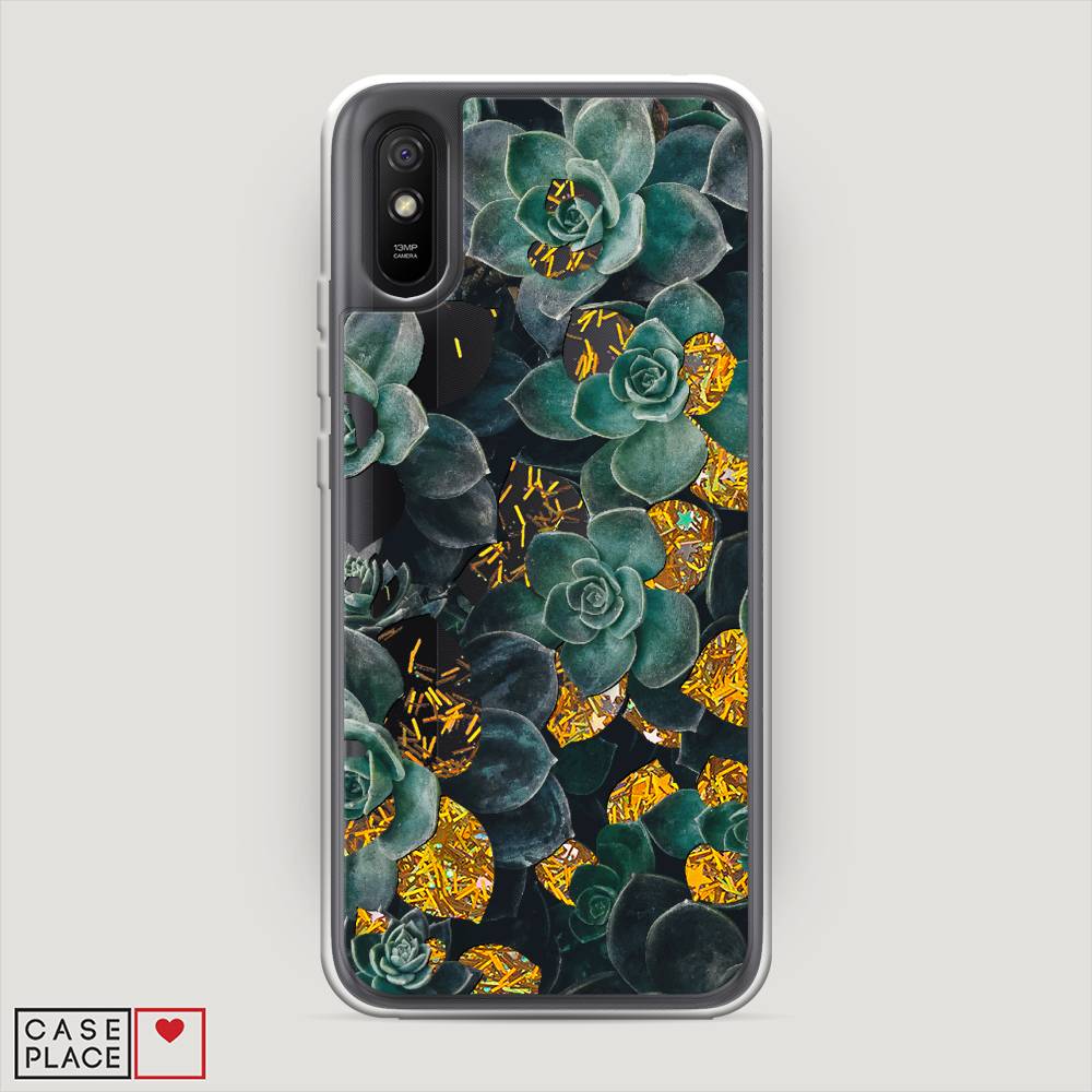 

Чехол Awog на Xiaomi Redmi 9A "Сукуленты цветные", Разноцветный, 38990-1