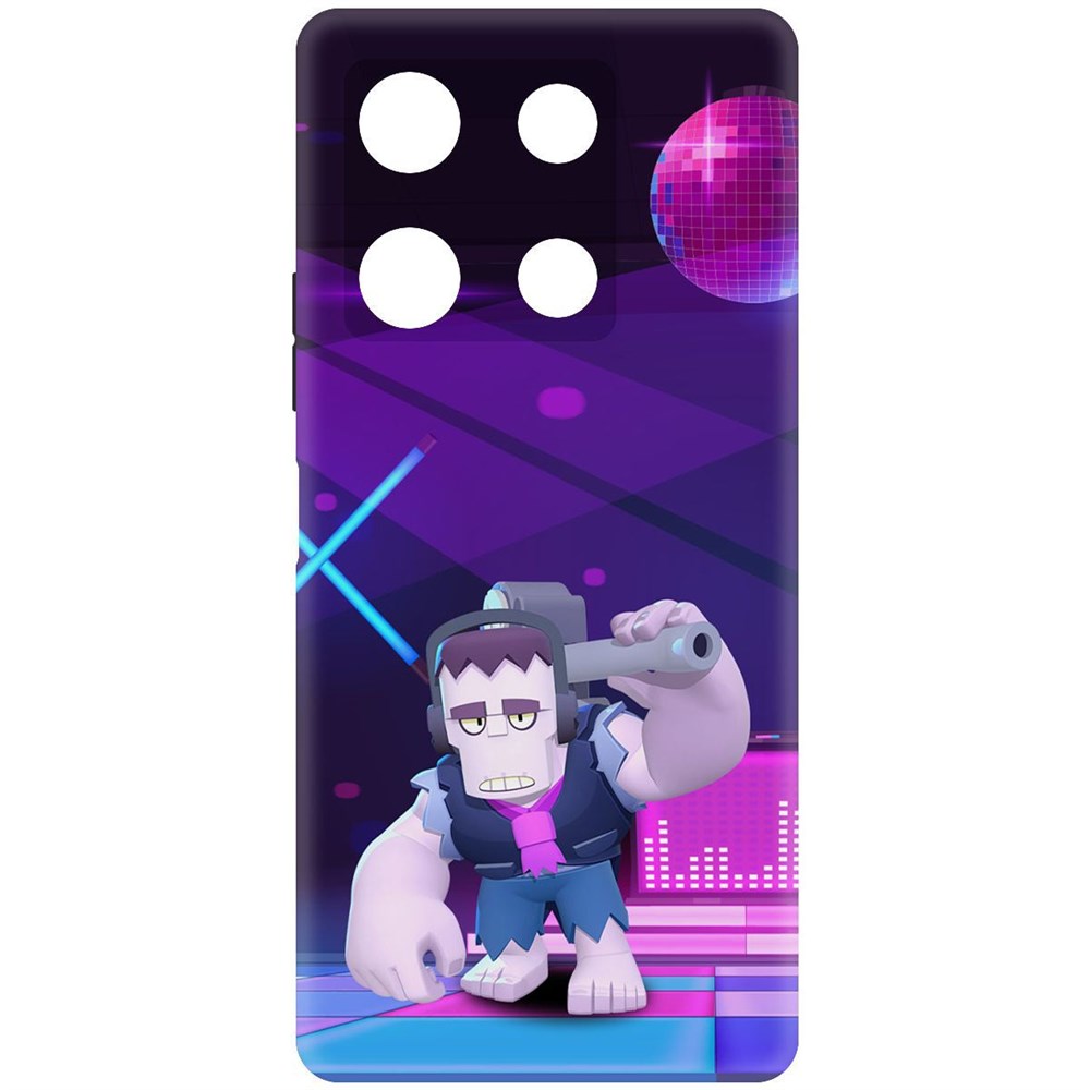 

Чехол-накладка Krutoff Soft Case Brawl Stars - Фрэнк для Infinix Note 30 Pro черный