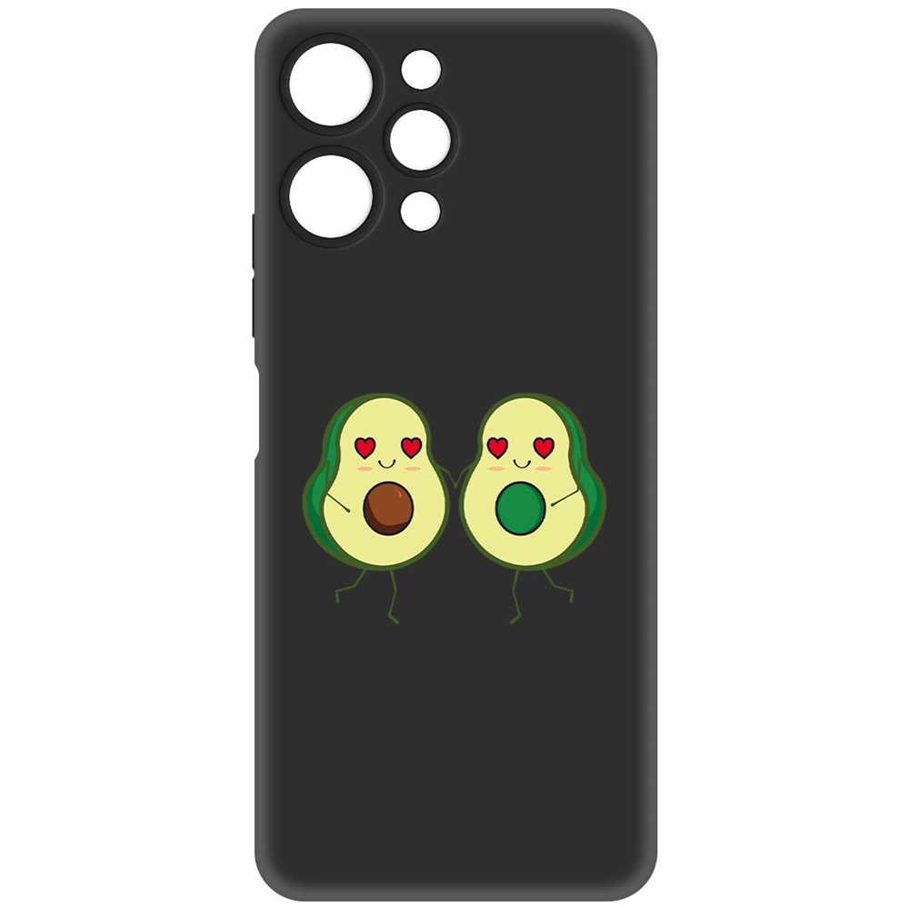 

Чехол-накладка Krutoff Soft Case Авокадо Пара для Xiaomi Redmi 12 черный