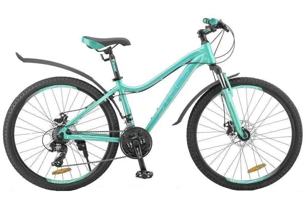 

Велосипед STELS Miss6000 MD 26" V010 LU091520 LU094776 15" Мятный матовый 2023 Колеса: 26", Голубой, Miss6000 MD