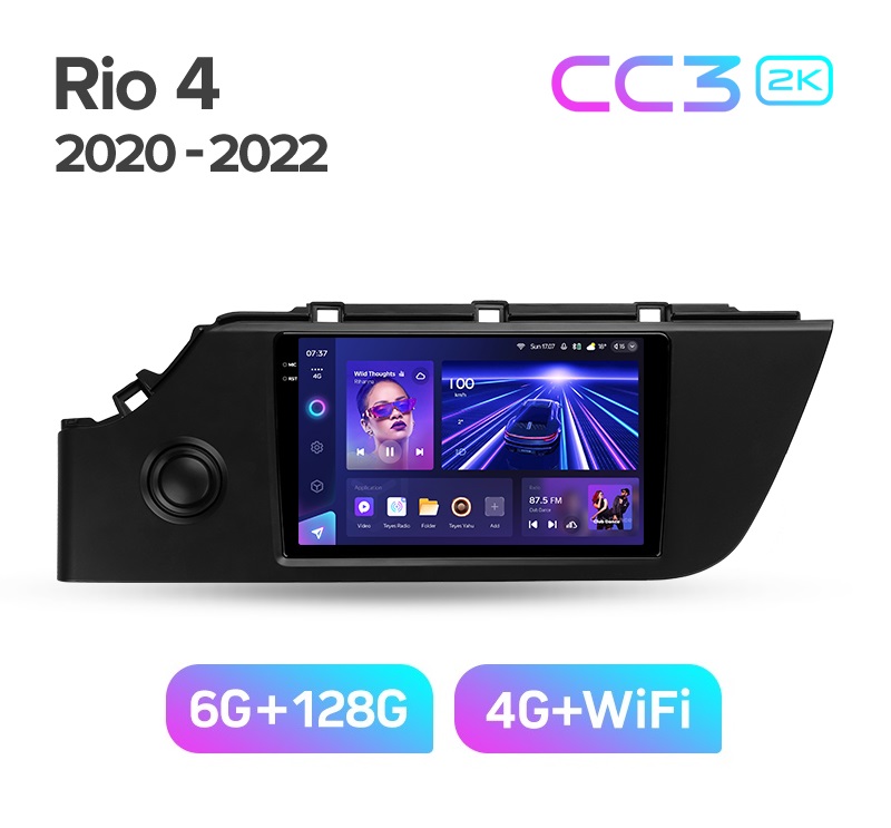 Магнитола TEYES KIA RIO 4 2020г CC3 2K 6128ГБ 4189000₽