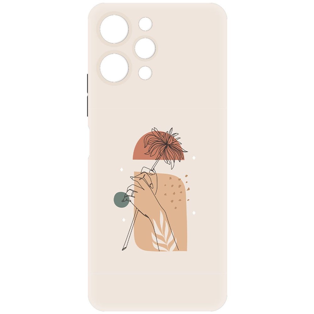 

Чехол-накладка Krutoff Soft Case Романтика для Xiaomi Redmi 12 черный