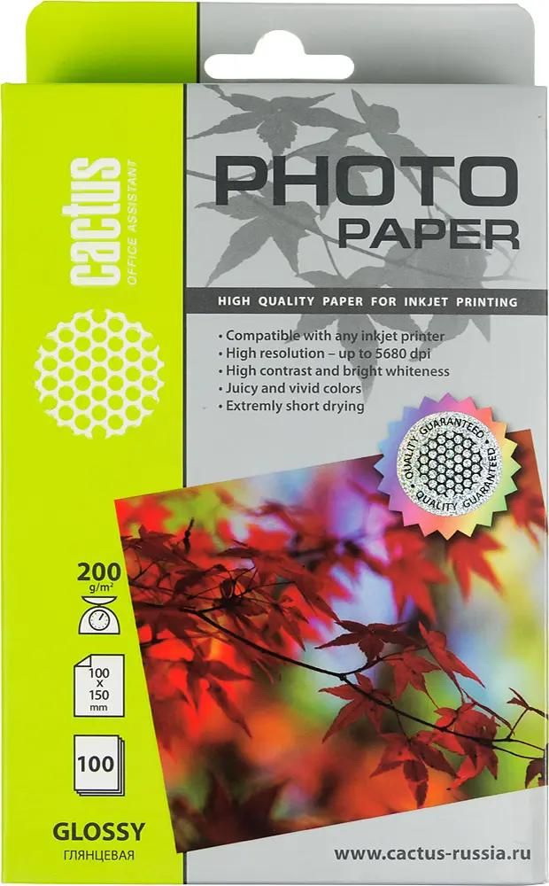 

Фотобумага Cactus CS-GA6200100, для струйной печати, 100л, 200г/м2, белый, покрытие глянце, Фотобумага Cactus CS-GA6200100, для струйной печати, 100л, 200г/м2, белый, покрытие глянцевое