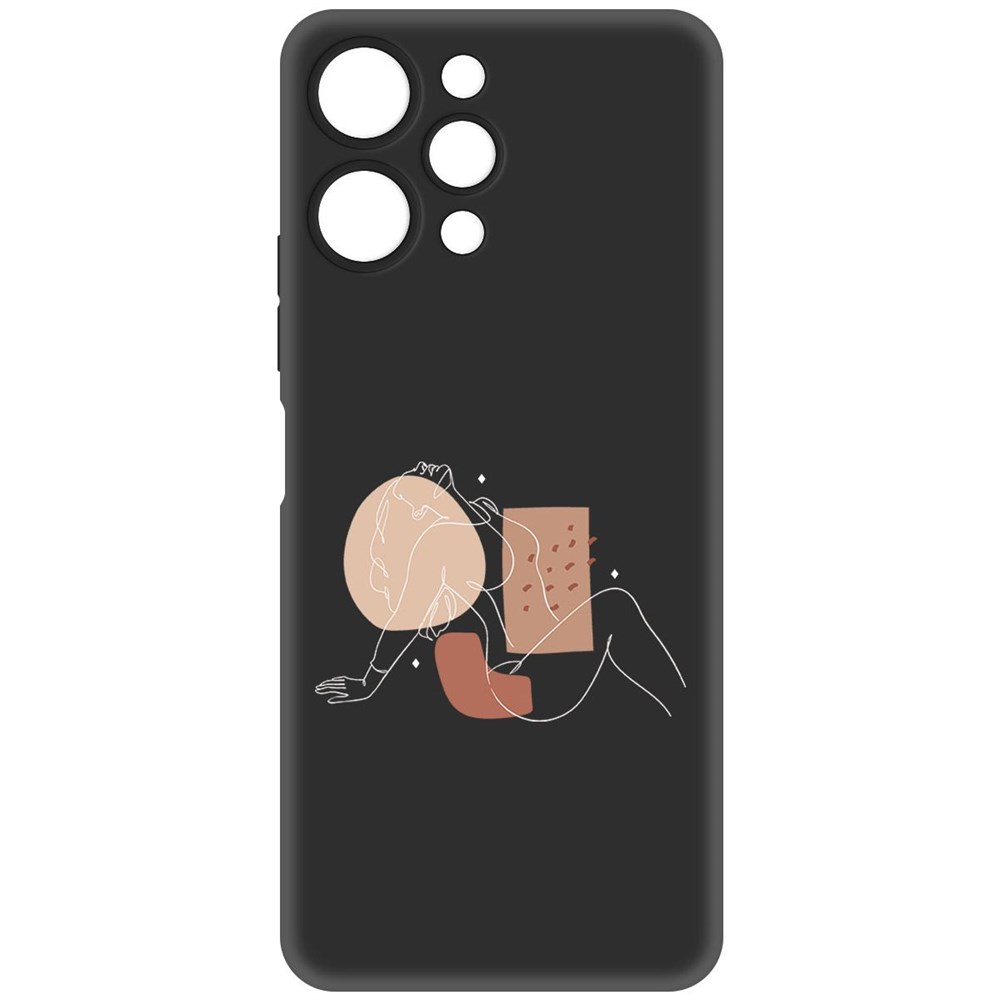 

Чехол-накладка Krutoff Soft Case Чувственность для Xiaomi Redmi 12 черный