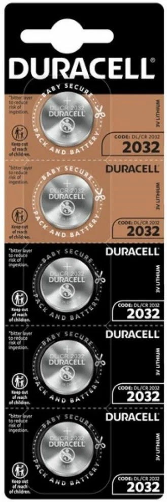 Батарейка Duracell 3V 2032 5 шт батарейки duracell aaa 1 5в 18 шт
