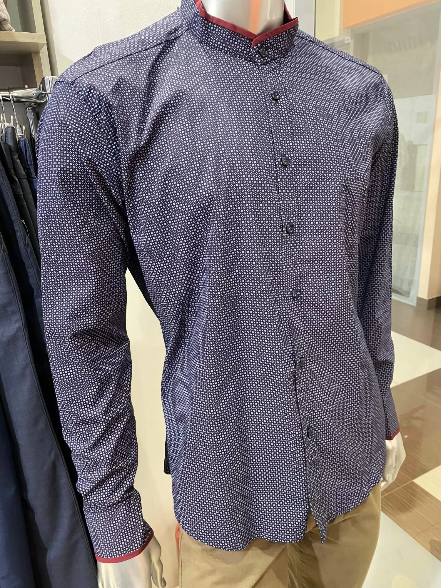Рубашка мужская Stile Italiano 2018-639 черная XXL