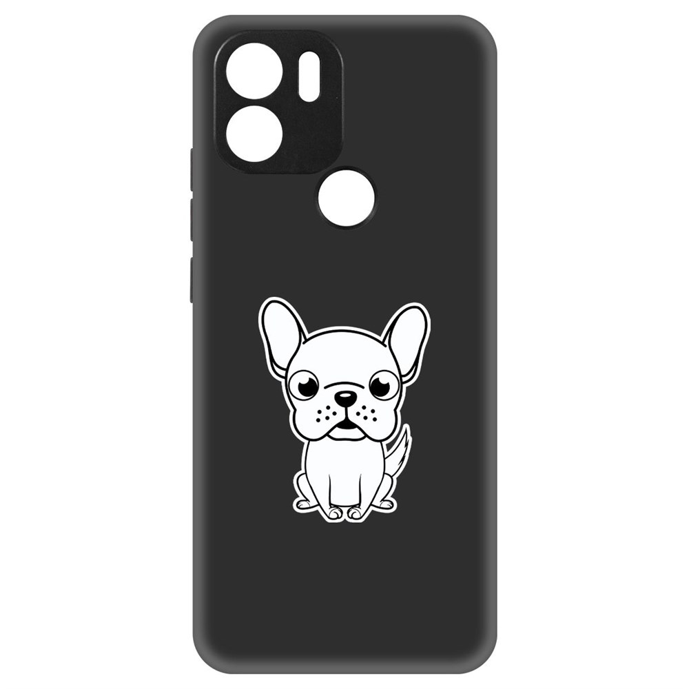 

Чехол-накладка Krutoff Soft Case Черно-белый щенок для Xiaomi Poco C51 черный
