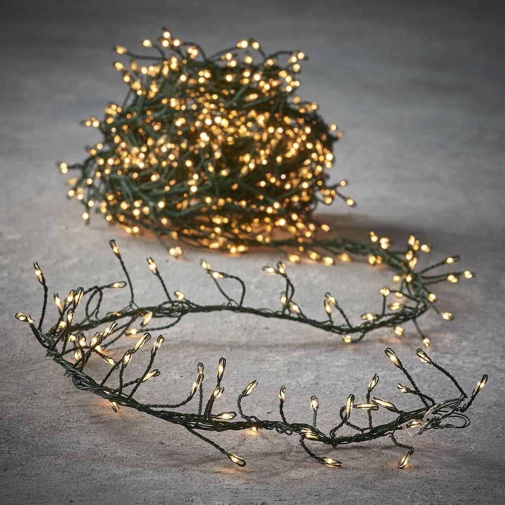 Гирлянда светодиодная роса с веточками CEIMAR BP-30900W 30 м., 900 LED белый теплый