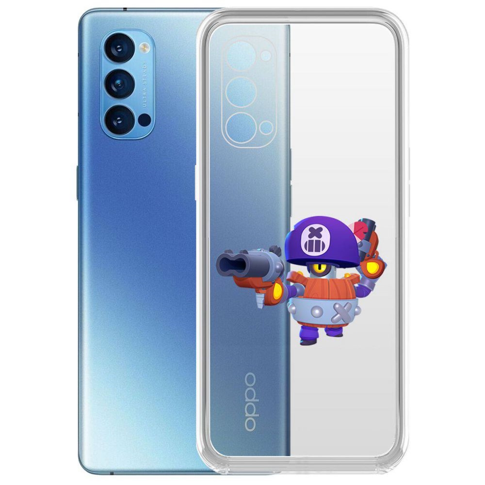 

Чехол-накладка Brawl Stars-Дэррил для Oppo Reno4 Pro 5G