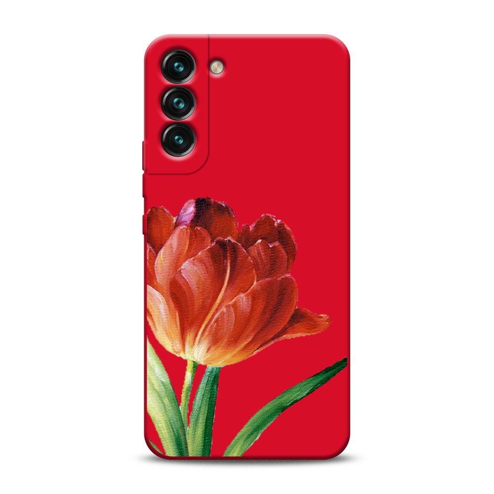 

Чехол Awog на Samsung Galaxy S22 / Самсунг S22 "Красный тюльпан", 2103853-1