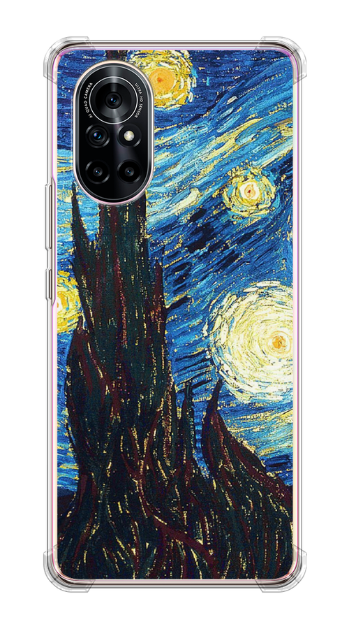 

Чехол Awog на Huawei Nova 8 "Девушка с кошкой", Разноцветный, 6105750-7
