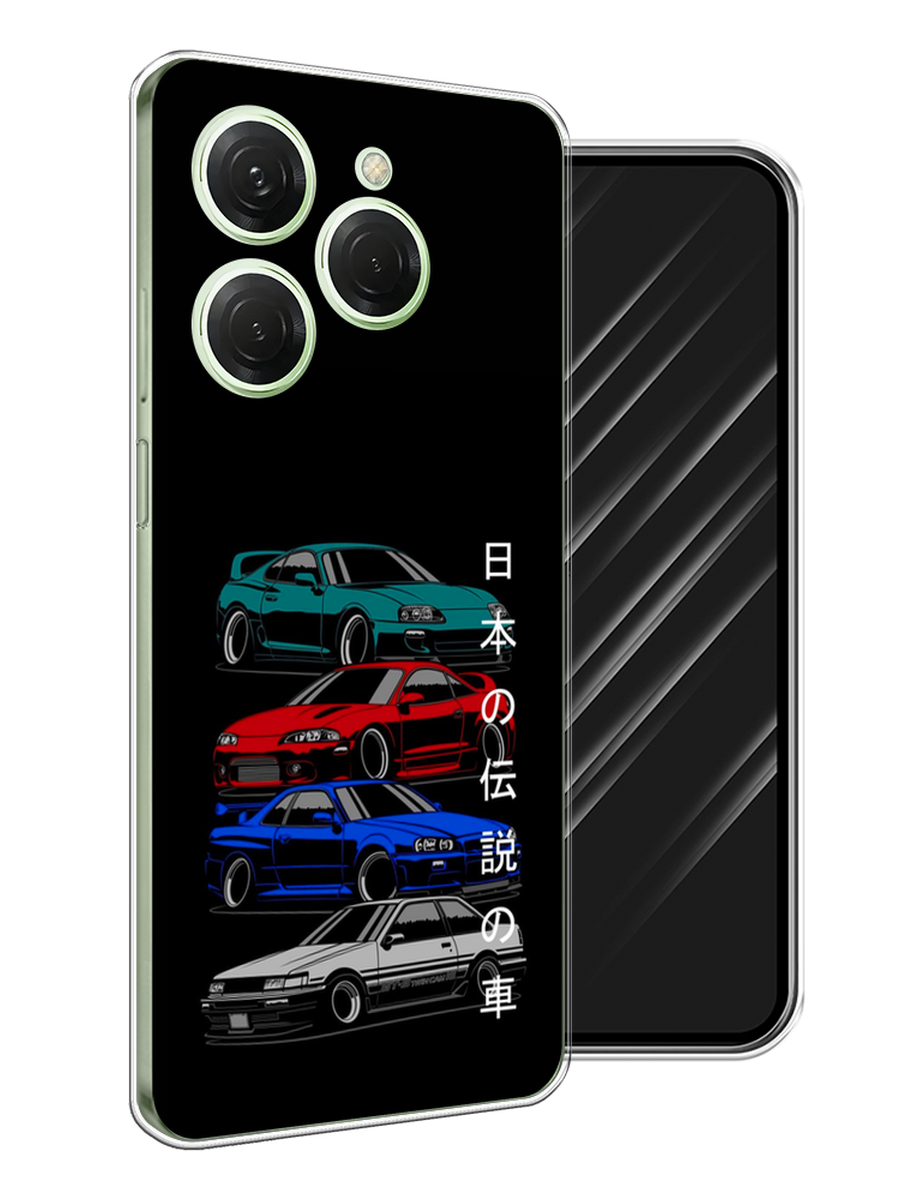 

Чехол Awog на Tecno Spark 20 Pro "JDM Legend cars", Зеленый;красный;синий, 304850-1