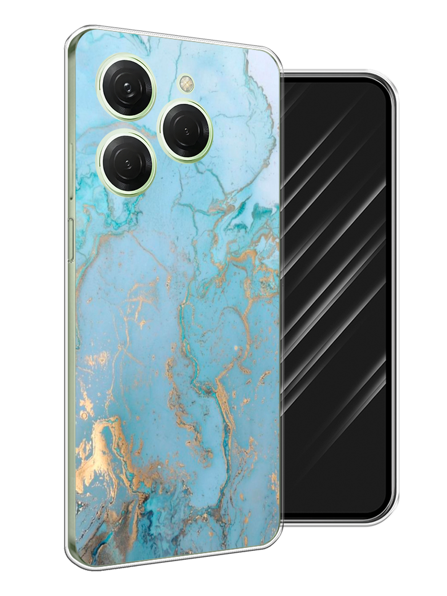 

Чехол Awog на Tecno Spark 20 Pro "Голубой мрамор рисунок", 304850-1