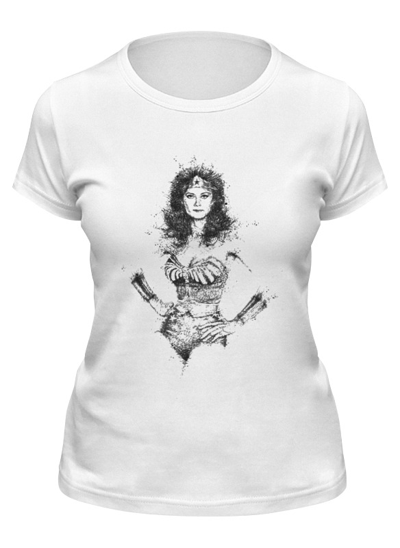 

Футболка женская Printio Wonder woman белая S, Белый, Wonder woman