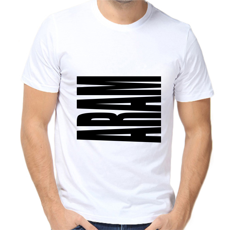 

Футболка мужская белая 48 р-р арам, Белый, fm_aram