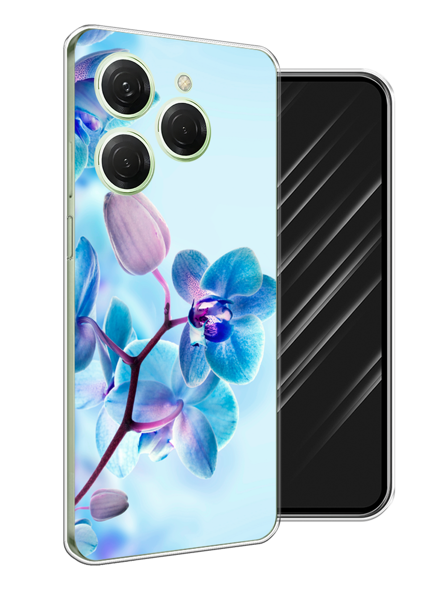 

Чехол Awog на Tecno Spark 20 Pro "Голубая орхидея", Голубой;синий;фиолетовый, 304850-1