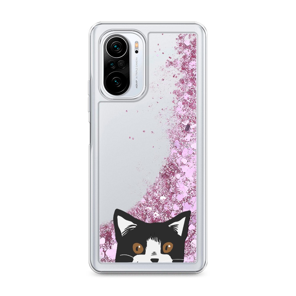 

Чехол Awog "Подглядывающий кот" на Xiaomi Poco F3/Redmi K40/Mi11i, 310194-1