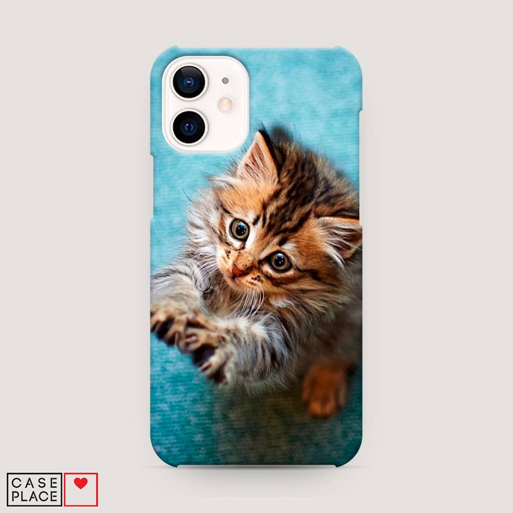 

Пластиковый чехол "Котенок просит есть" на Apple iPhone 12 mini, 12620-1