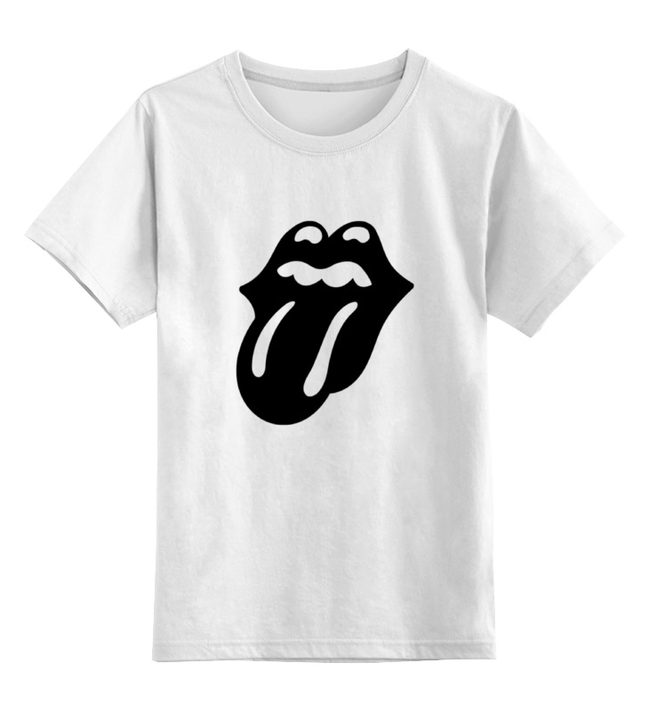 

Футболка детская Printio Rolling stones (black) цв. белый р. 140, Rolling stones (black)