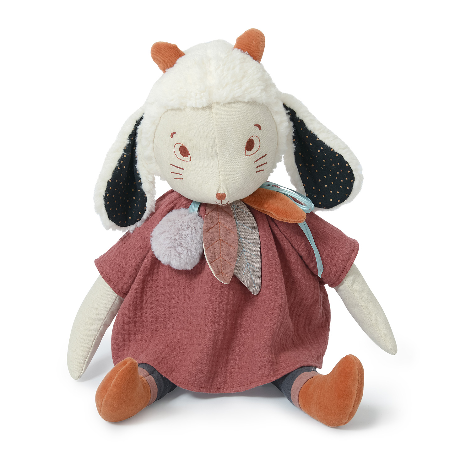 фото Мягкая игрушка moulin roty овечка 715028