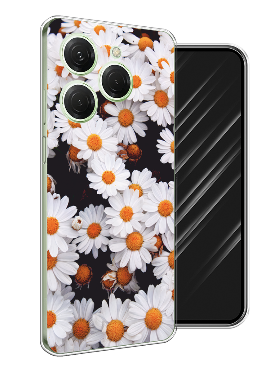 

Чехол Awog на Tecno Spark 20 Pro "Ромашковое поле", Белый, 304850-1