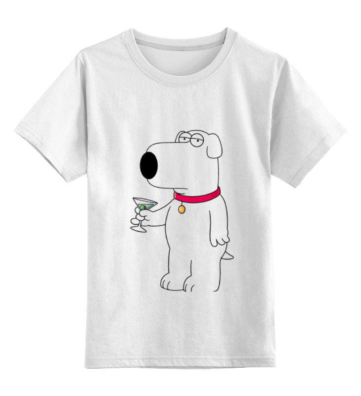 

Футболка детская Printio Brian griffin цв. белый р. 140, Brian griffin