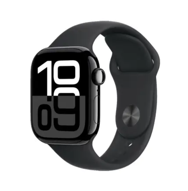 

Умные часы Apple WatСh Series 10 46 мм черный глянец S-M спортивный ремешок