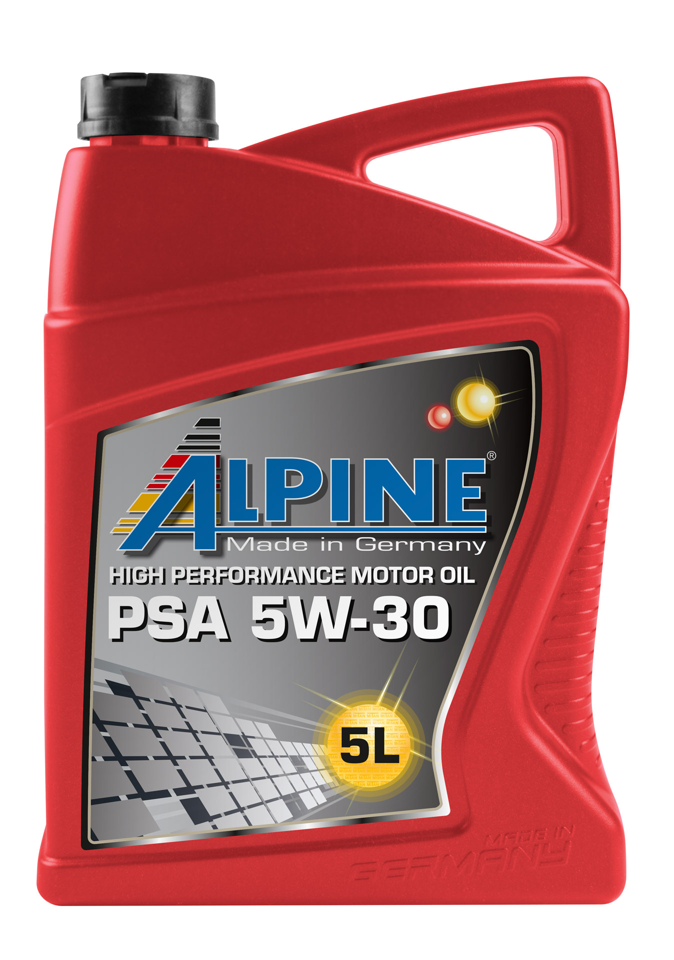 Моторное масло синтетическое ALPINE PSA 5W-30 5л.