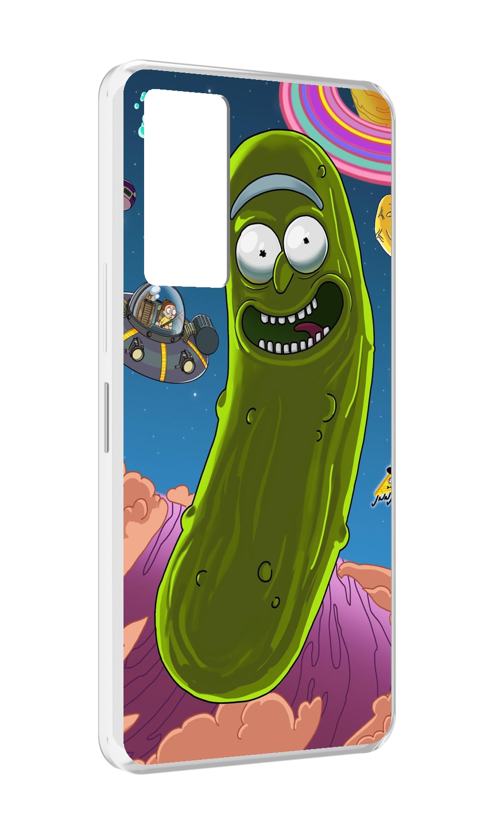 

Чехол MyPads Рик огурец для Infinix Note 11, Прозрачный, Tocco
