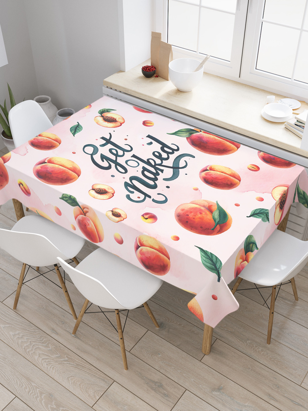 

Скатерть JoyArty Персиковый рай 120х145, tc_sd2936_120x145, Розовый, Персиковый рай